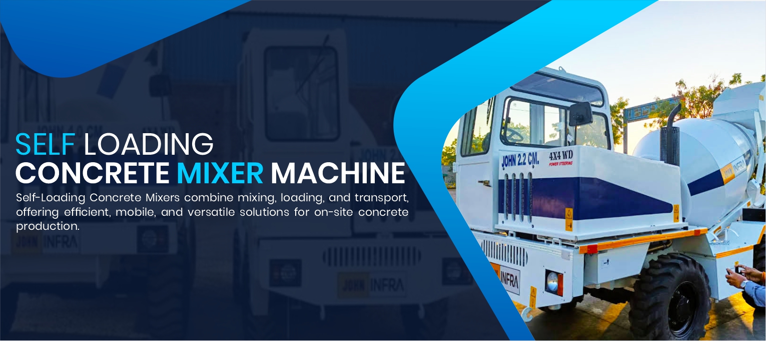Self Loading Concrete Mixer Machine
